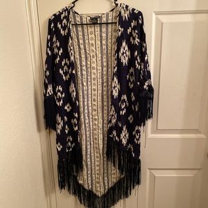 Aztec kimono/cover up